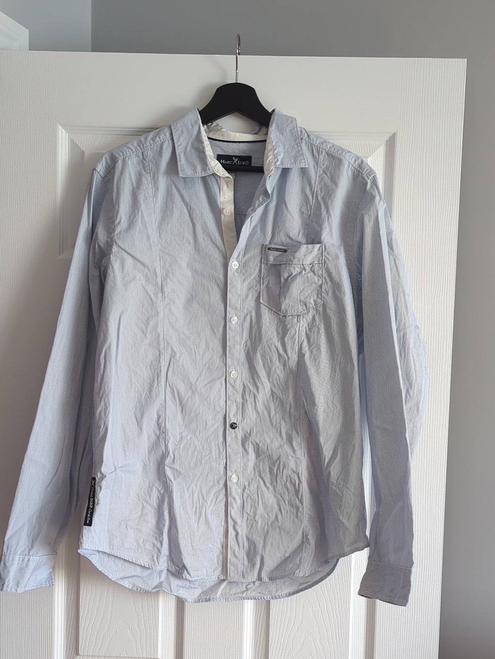 Men's Light Blue Button-Down Shirt